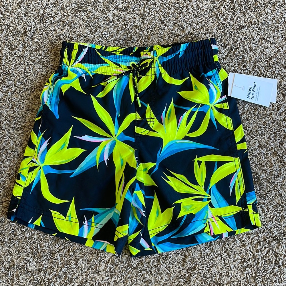 Old Navy Printed Swim Trunks, size M, NWT
